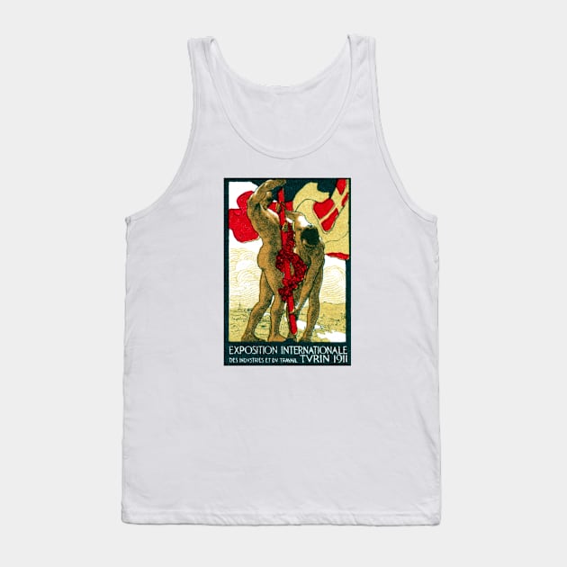 1911 Turin Italy Exposition Tank Top by historicimage